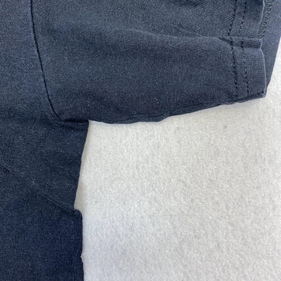 Johnny Cash Man In Black Tee Thrifted Vintage Style Size L - Picture 4 of 10